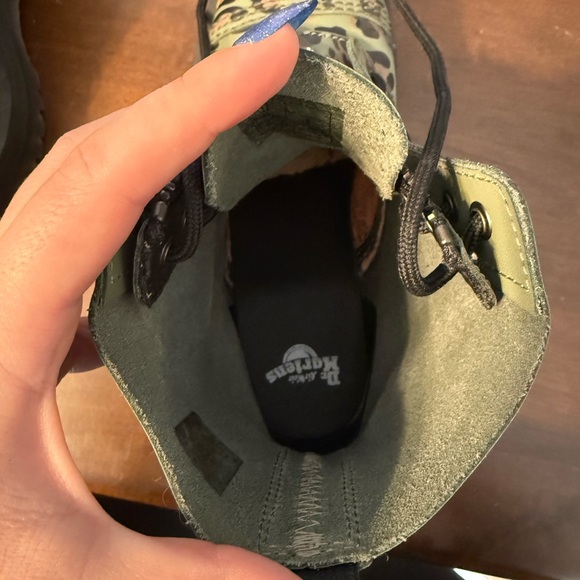 Leopard Print Combat Boots - Picture 7 of 9